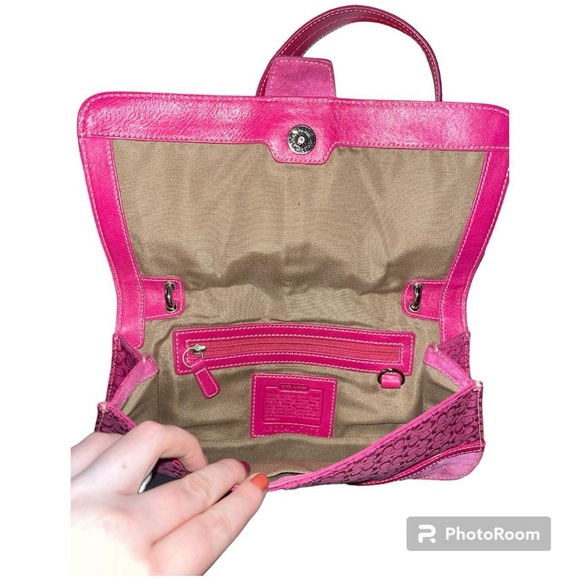 vintage pink coach bag - Picture 5 of 5